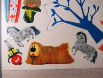 The Magic Roundabout - Plate of Magnetic Cut Figurines - Djeco 1966 1