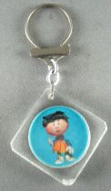 The Magic Roundabout - Square Key-Chain Florence Blue Background