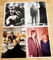 The Man from U.N.C.L.E. (TV 1964) - 13 Vintage Promotional Analog Photos and one color leaflet