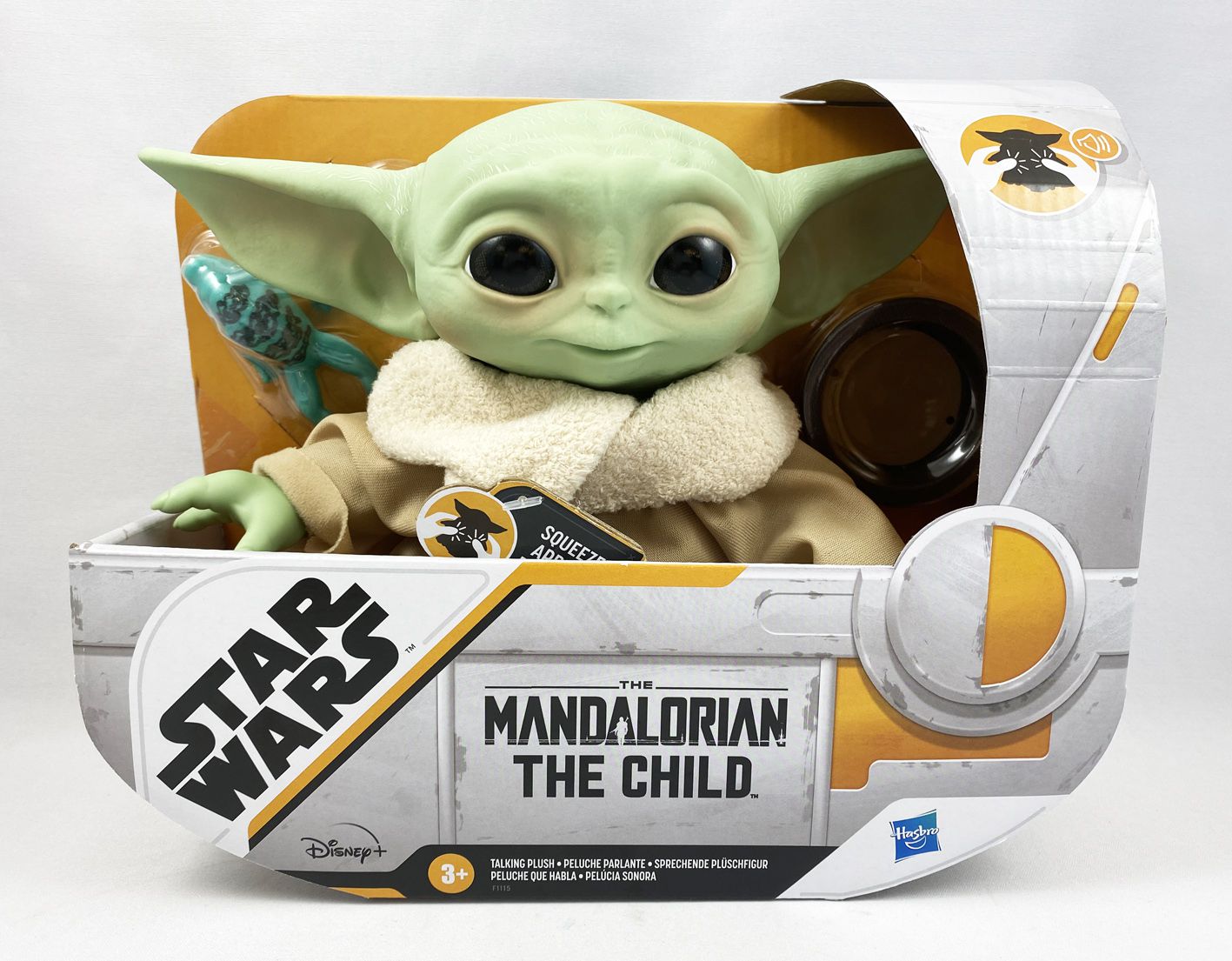 Baby Yoda the Child de mandalorian Hasbro sammelfigur Talking Plush 19 cm 