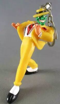 The Mask - Figurine PVC Porte Cl� Comics Spain 1994 - The Mask avec chapeau