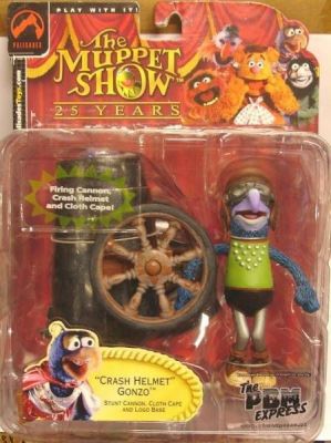 The Muppet Show Crash Helmet Gonzo Figure 25 Years 2002 for sale online
