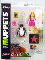 The Muppet Show - Miss Piggy, Foo-Foo & Penguin - Action-figure Diamond Select