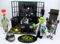 The Muppet Show - Palisades - Muppet Labs playset with Beaker & Dr. Bunsen Honeydew (loose)