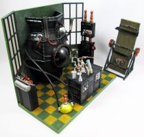 The Muppet Show - Palisades - Muppet Labs playset with Beaker & Dr. Bunsen Honeydew (loose)