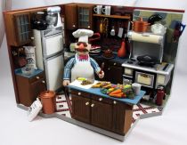 The Muppet Show - Palisades - Swedish Kitchen playset avec Swedish Chef (loose)