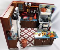 The Muppet Show - Palisades - Swedish Kitchen playset with Swedish Chef (loose)