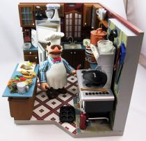 The Muppet Show - Palisades - Swedish Kitchen playset with Swedish Chef (loose)