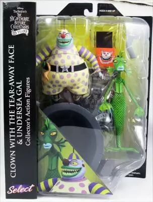 The Nightmare before Christmas - Diamond Select - Clown with the Tear-away Face & Undersea Gal