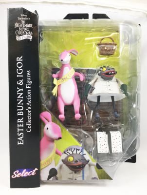 Easter Bunny & Igor Action Figure 2-Pack Diamond Select Toys The Nightmare Before Christmas Select 
