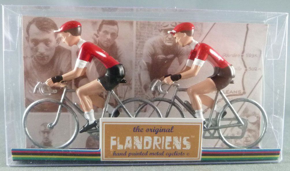 Boite de 20 Pièces 4 Couleurs The Original Flandriens Cycliste Plastique