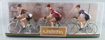 The Original Flandriens - Cycliste M�tal - Les H�ros - Fabian Cancellara Maillot Radio Shack + Saxo Bank + Mapei