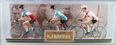 The Original Flandriens - Cycliste M�tal - Les H�ros - Jacques Anquetil Maillot Helyet\' + Bianchi + Bic