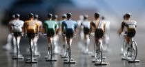The Original Flandriens - Cycliste Métal - Les Héros - Jacques Anquetil Maillot Helyet\' + Bianchi + Bic