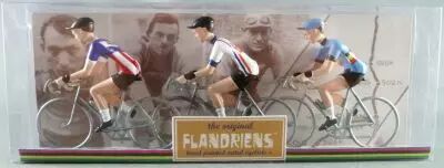 The Original Flandriens - Cycliste M�tal - Les H�ros - Roger De Vlaeminck Maillot Brooklin + Daf Coted\'or + Brooklin Belgique