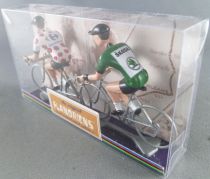 The Original Flandriens - Cycliste Métal - Tour de France - Maillot à Pois + Maillot Vert