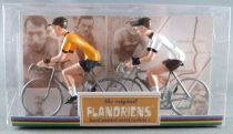 The Original Flandriens - Cycliste Métal - Tour de France - Maillot Jaune + Maillot Blanc