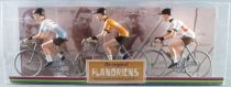 The Original Flandriens -Cyclist (Metal) - The Cycling Hero\'s - Bahamontes 3Pack Margnat Paloma blue + Orange + Spain Jerseys