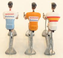 The Original Flandriens -Cyclist (Metal) - The Cycling Hero\'s - Bahamontes 3Pack Margnat Paloma blue + Orange + Spain Jerseys