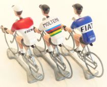 The Original Flandriens -Cyclist (Metal) - The Cycling Hero\'s - Eddy Merckx 3Pack Faema + Fiat + Moltoni World Champ Jersey