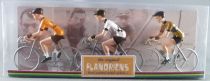 The Original Flandriens -Cyclist (Metal) - The Cycling Hero\'s - Eddy Merckx 3Pack Moltoni Campagnolo + Peugeot + Moltoni Arcore 