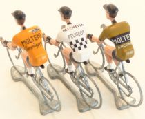 The Original Flandriens -Cyclist (Metal) - The Cycling Hero\'s - Eddy Merckx 3Pack Moltoni Campagnolo + Peugeot + Moltoni Arcore 