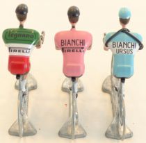 The Original Flandriens -Cyclist (Metal) - The Cycling Hero\'s - Fausto Coppi 3Pack Legnano + Bianchi Pirelli + Bianchi Ursus Jer