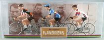 The Original Flandriens -Cyclist (Metal) - The Cycling Hero\'s - Greg Van Avermaet 3Pack Omega Pharma Lotto + Bmc + Belgium Champ