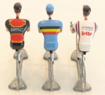 The Original Flandriens -Cyclist (Metal) - The Cycling Hero\'s - Greg Van Avermaet 3Pack Omega Pharma Lotto + Bmc + Belgium Champ