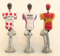 The Original Flandriens -Cyclist (Metal) - The Cycling Hero\'s - Joop Zoetemelk 3Pack Raleigh + Miko Mercier + Raleigh Polka Jers