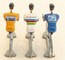 The Original Flandriens -Cyclist (Metal) - The Cycling Hero\'s - Lance Armstrong 3Pack Discovery + Motorola + Us Postal Jerseys