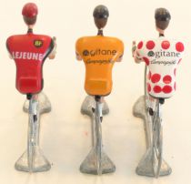 The Original Flandriens -Cyclist (Metal) - The Cycling Hero\'s - Lucien Van Impe 3Pack Lejeune + Gitane + Gitane Polka 