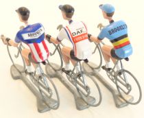 The Original Flandriens -Cyclist (Metal) - The Cycling Hero\'s - Roger De Vlaeminck 3Pack Brooklin + Daf Coted\'or + Brooklin Belg
