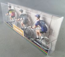 The Original Flandriens -Cyclist (Metal) - The Cycling Hero\'s - Tom Boonen 3Pack Omega Quick Step + Us Postal + Omega Belgium