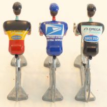 The Original Flandriens -Cyclist (Metal) - The Cycling Hero\'s - Tom Boonen 3Pack Omega Quick Step + Us Postal + Omega Belgium