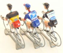 The Original Flandriens -Cyclist (Metal) - The Cycling Hero\'s - Tom Boonen 3Pack Omega Quick Step + Us Postal + Omega Belgium