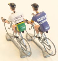 The Original Flandriens -Cyclist (Metal) - The Mythic Teams - Mini Flat & Mercier Hutchinson