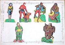 The Phantom (Lee Falk) - Set of 12 puffi figures