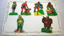 The Phantom (Lee Falk) - Set of 12 puffi figures