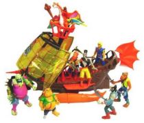 The Pirates of Dark Water - Hasbro - Complete set of 8 action figures & 1 vehicle