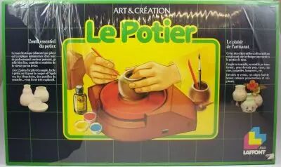 Le Potier - Coffret d\'apprentissage cr�atif - Jeux Laffont 1983