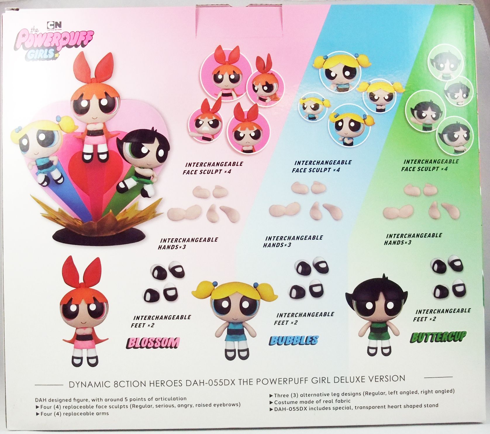 Las supernenas Figura Dynamic 8ction Heroes 1/9 Blossom, Bubbles &  Buttercup Deluxe 14 cm de Beast kingdom toys - Fantasía Perso