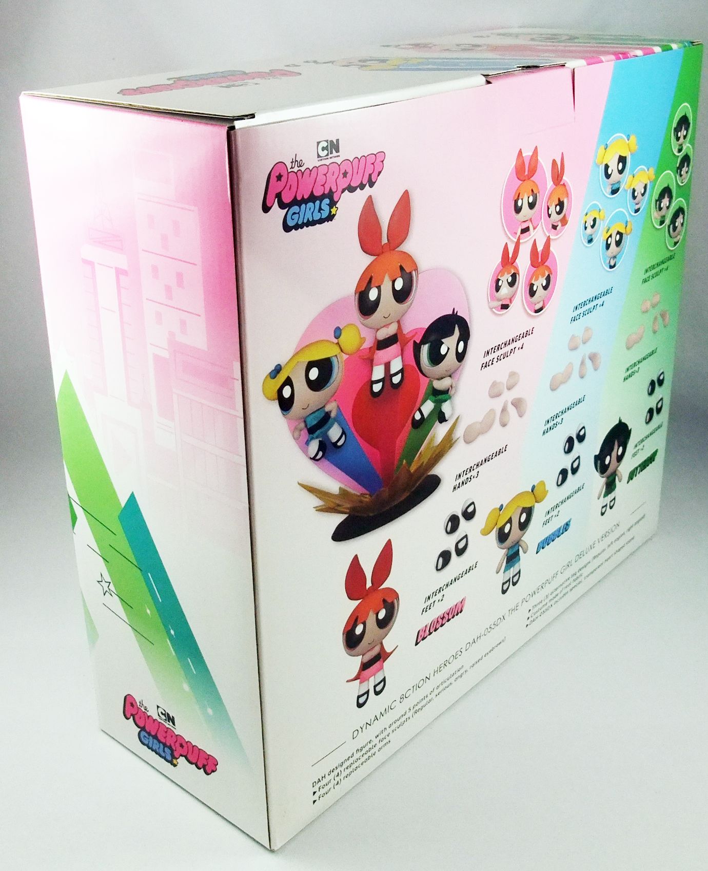 Las supernenas Figura Dynamic 8ction Heroes 1/9 Blossom, Bubbles &  Buttercup Deluxe 14 cm de Beast kingdom toys - Fantasía Perso