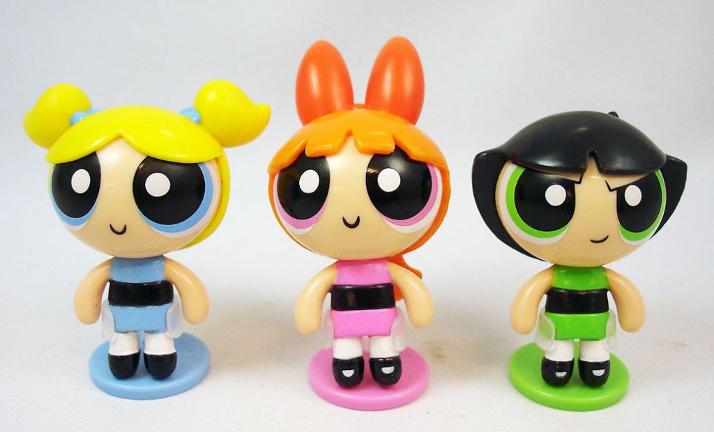 Pcs Set Powerpuff Girls Blossom Bubbles Buttercup Girl Action Figures ...