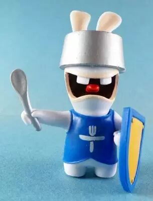 The Rabbids - Ubisoft Pvc Figure - Medieval Knight Spoon Rabbids