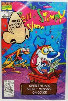 The Ren & Stimpy Show - Marvel Comics - Issue #1 (d�cembre 1992) with Stimpy Air Fouler