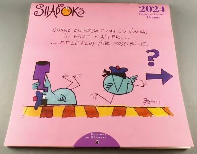 The Shadoks - Edition du D�sastre - 2024 Calendar 16 Months