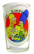 The Simpsons - Amora Mustard glass - Bart & Homer