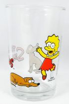 The Simpsons - Amora Mustard glass - Lisa, Maggie & Santa\'s Little Helper