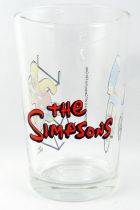 The Simpsons - Amora Mustard glass - Running Homer, Biking Marge & Maggie